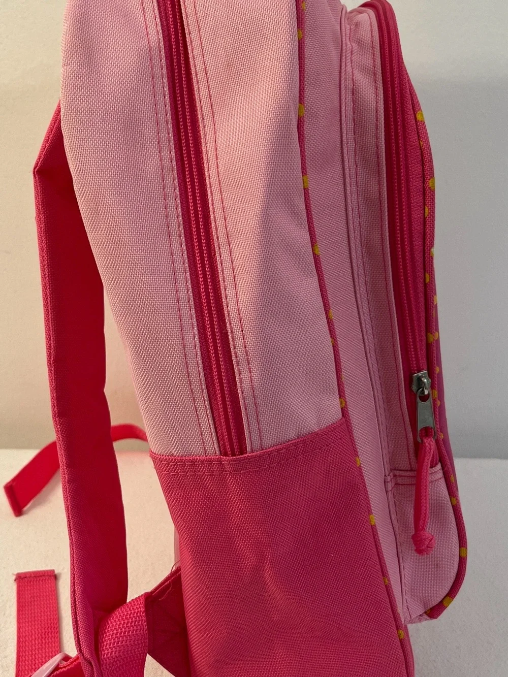 Vintage Hello Kitty Pink and Yellow Kids School Backpack